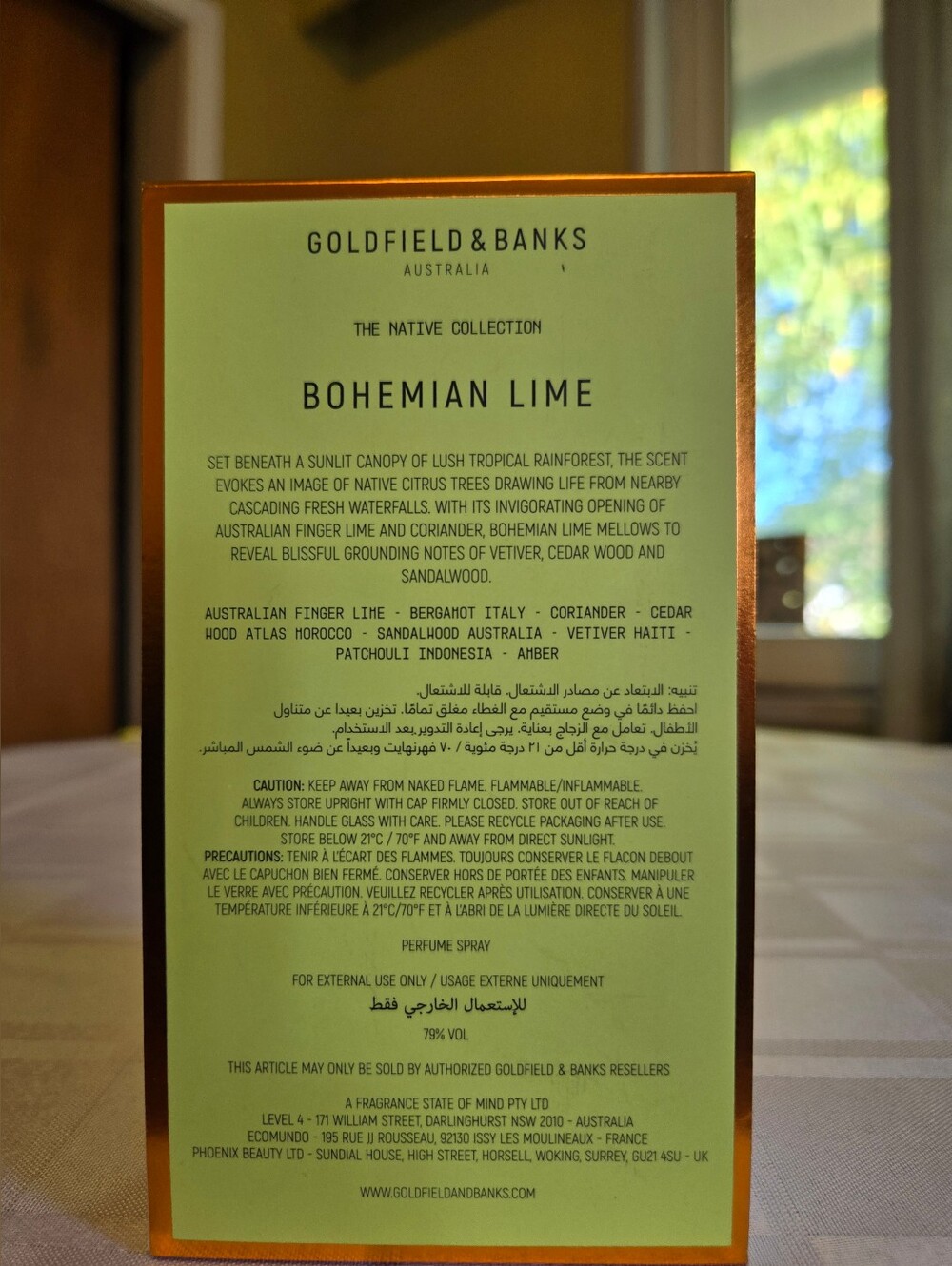 GOLDFIELD&BANKS BOHEMIAN LIME 100ml. - Picture 7 of 9
